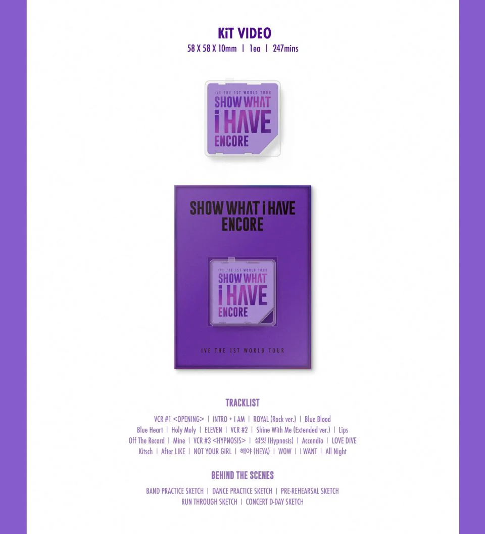 IVE - THE 1ST WORLD TOUR 'SHOW WHAT I HAVE' ENCORE (BLU-RAY/ KIT) - Image 10