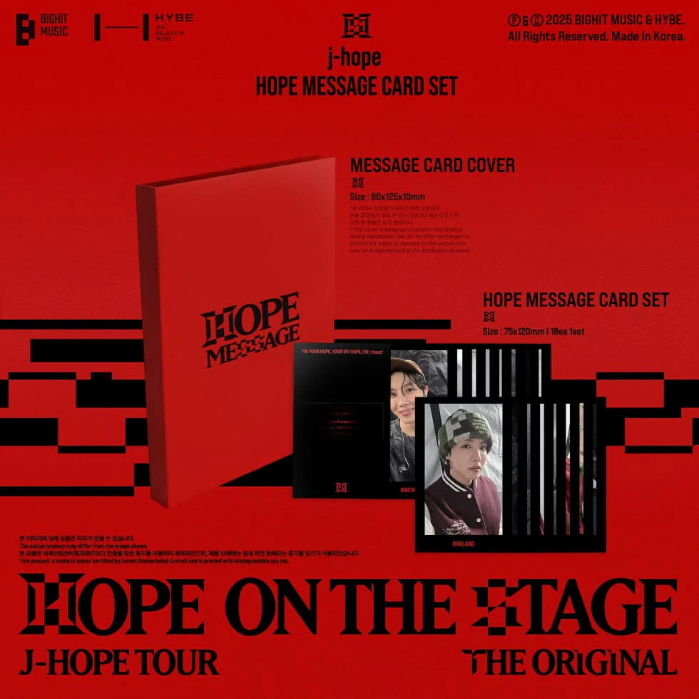 J-HOPE (BTS) - J-HOPE TOUR 'HOPE ON THE STAGE' THE ORIGINAL (SET) + POB WEVERSE GIFT - Image 5