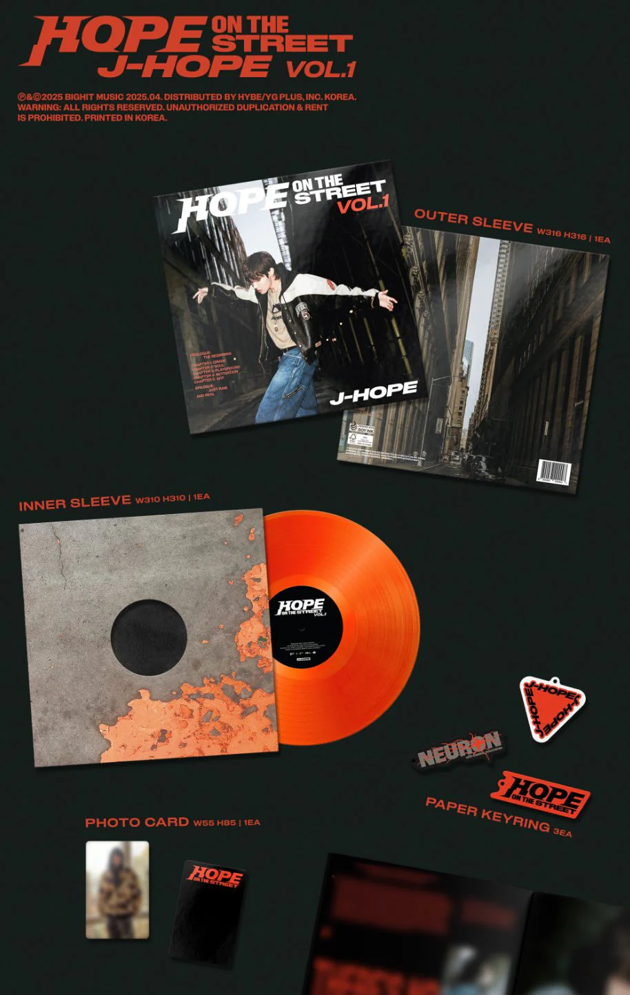 J-HOPE - HOPE ON THE STREET (LP VER.) - Image 2