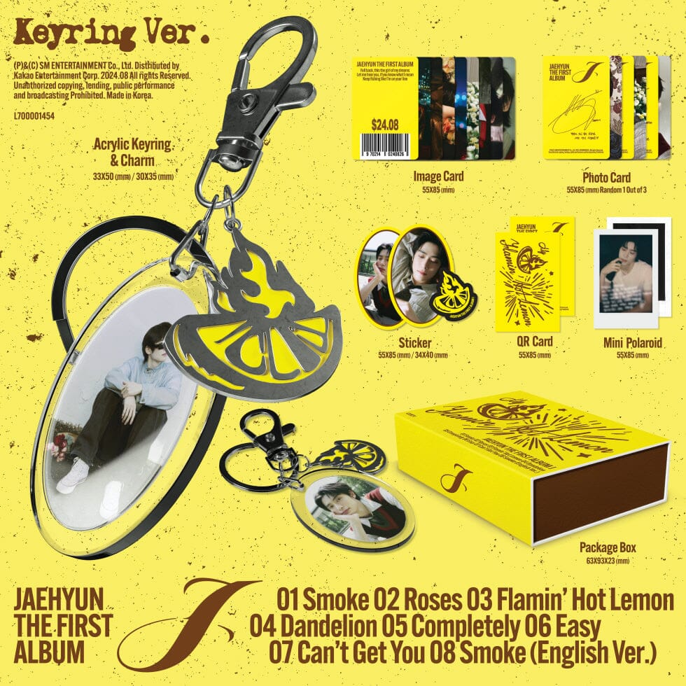 JAEHYUN - J (THE 1ST ALBUM) KEYRING VER. (SMART ALBUM) - Image 2