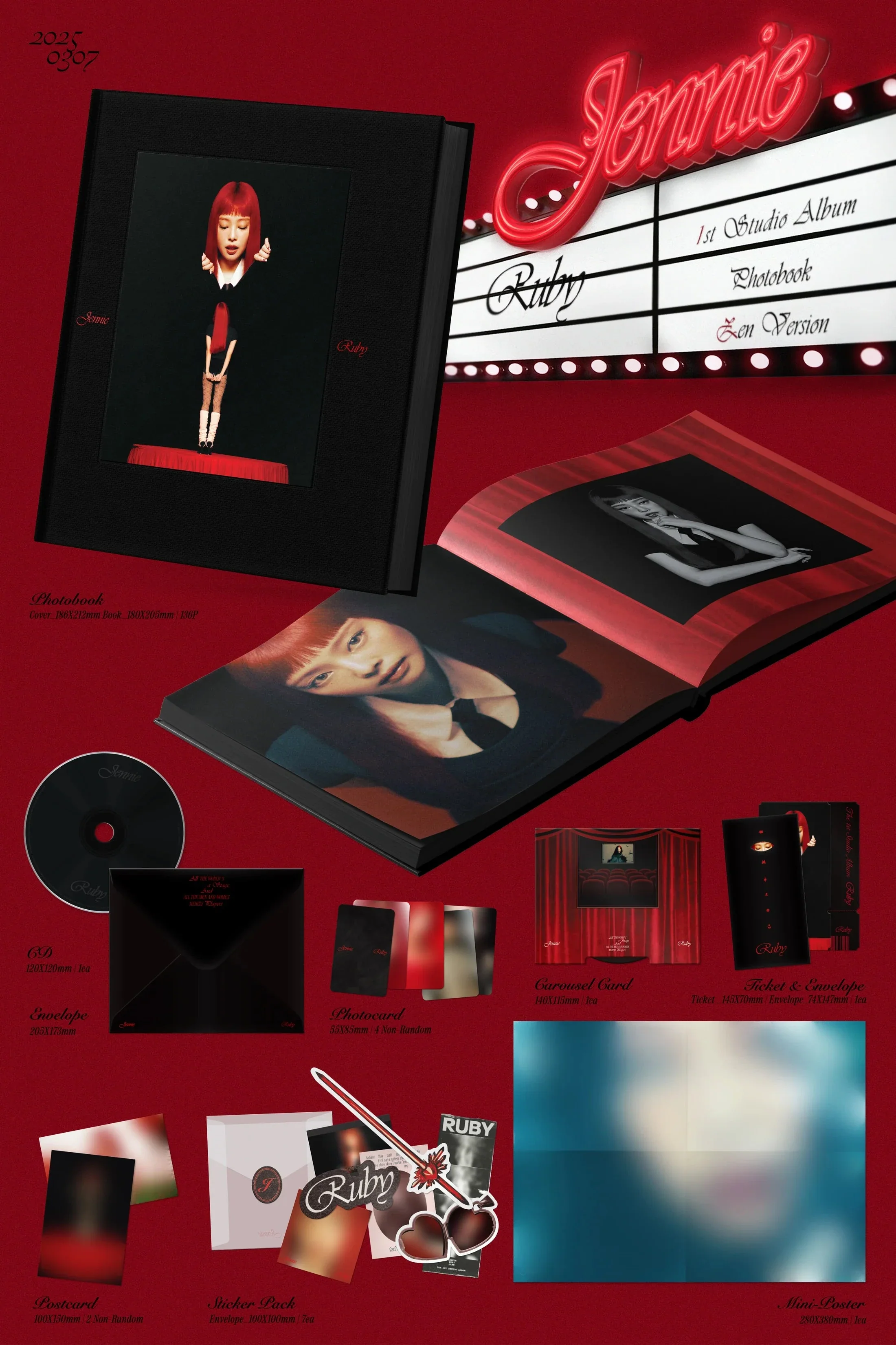 JENNIE (BLACKPINK) - RUBY (PHOTOBOOK VER.) - Image 2