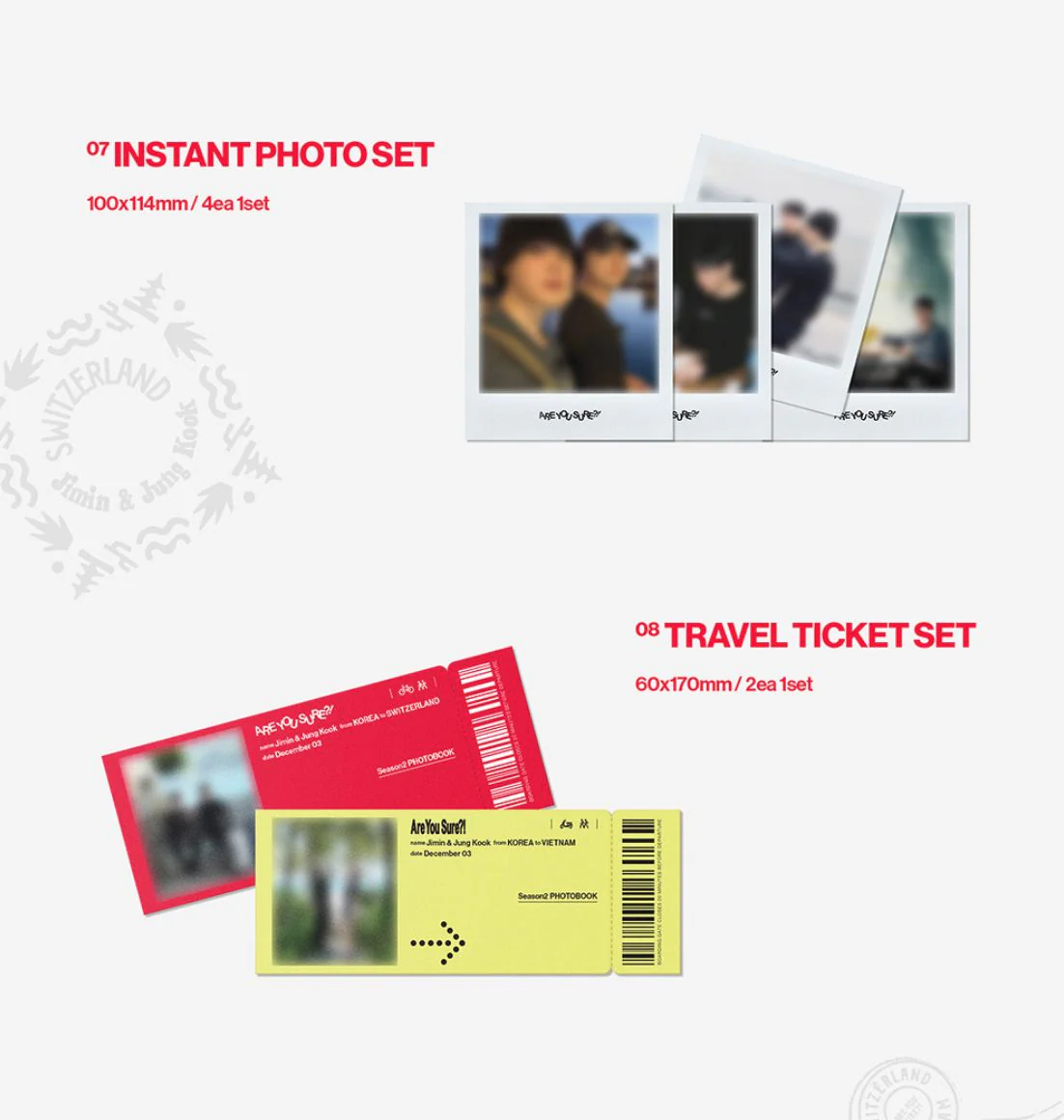 JIMIN X JUNGKOOK (BTS) - ARE YOU SURE?! SEASON2 (PHOTOBOOK) + Weverse Gift - Image 8