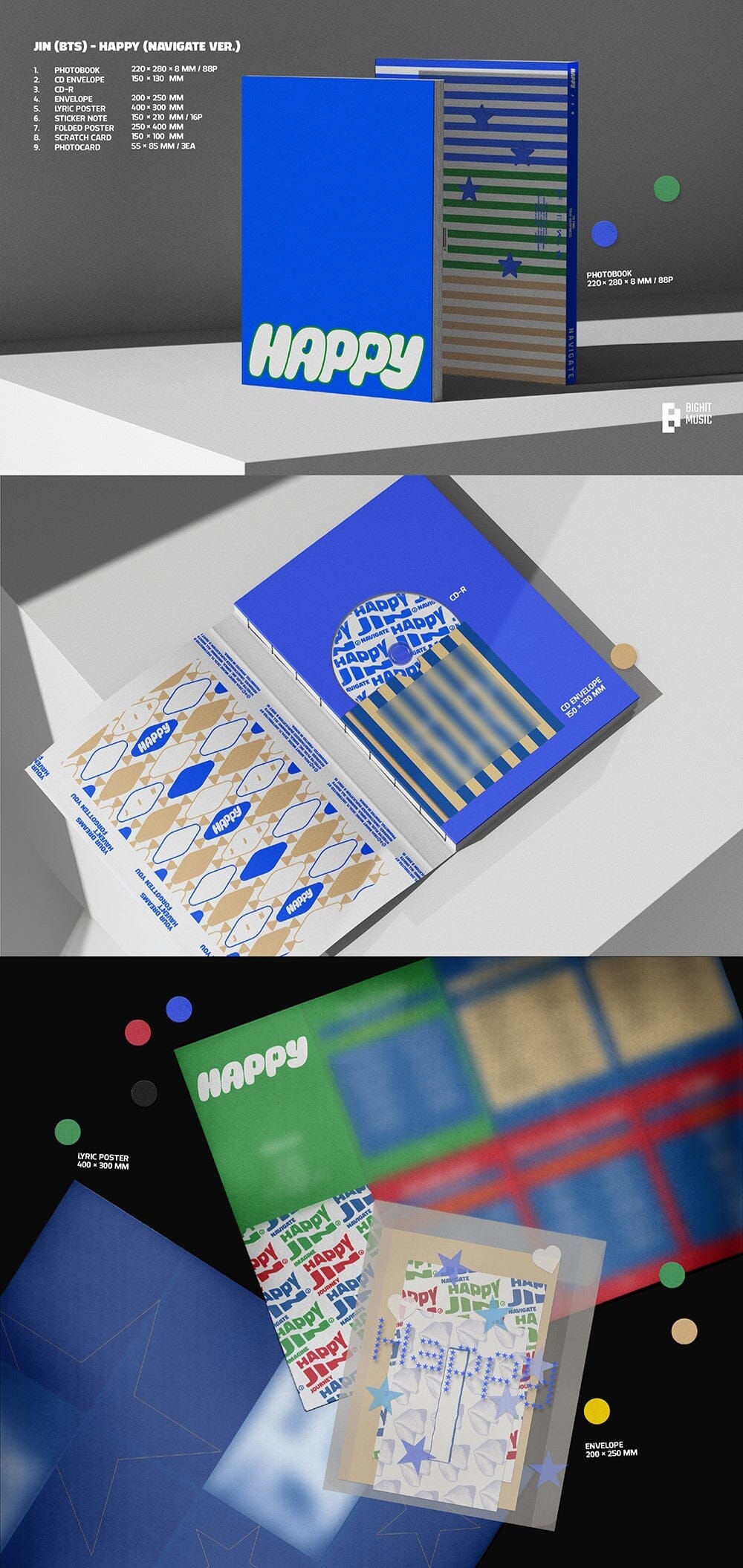 JIN (BTS) - HAPPY (PHOTOBOOK VER.) - Image 9