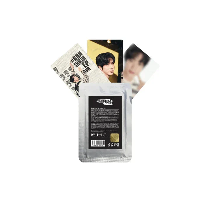JIN (BTS) - MINI PHOTO CARD SET (RUNSEOKJIN OFFICIAL MD)