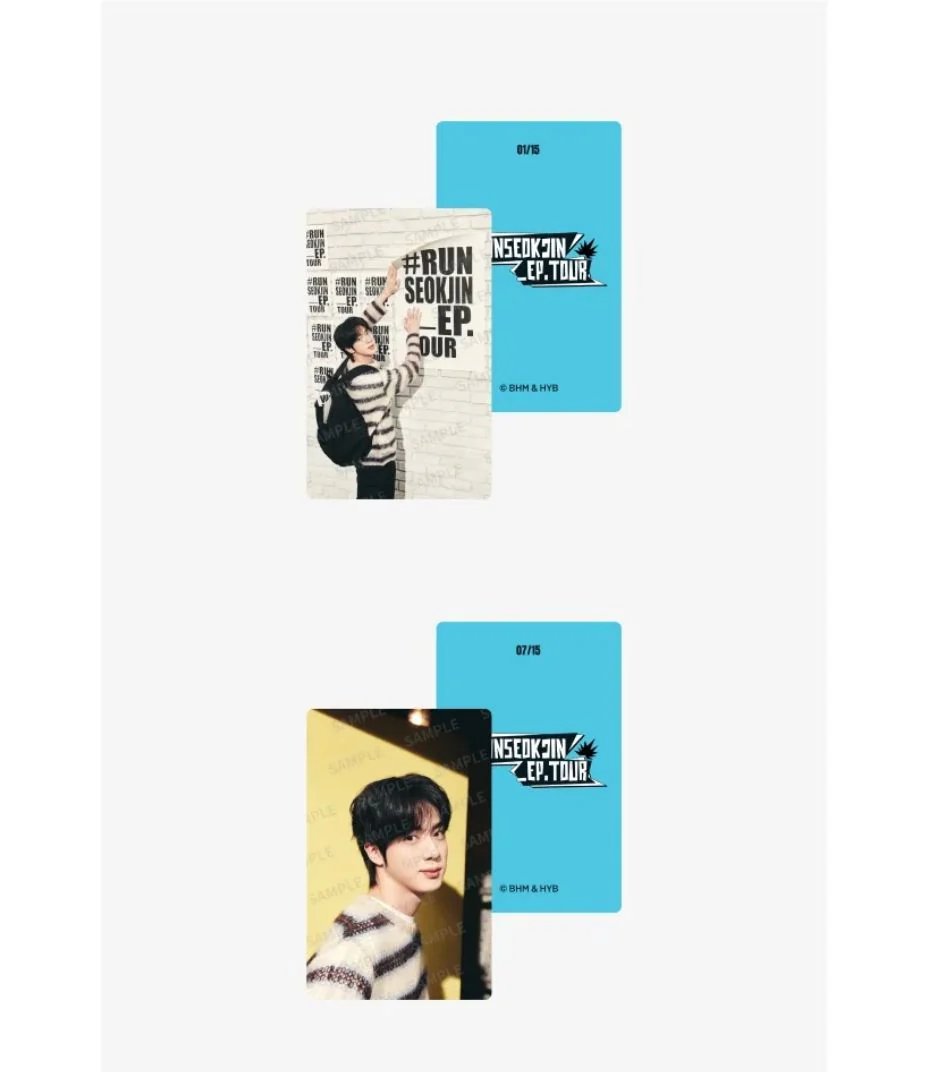 JIN (BTS) - MINI PHOTO CARD SET (RUNSEOKJIN OFFICIAL MD) - Image 4