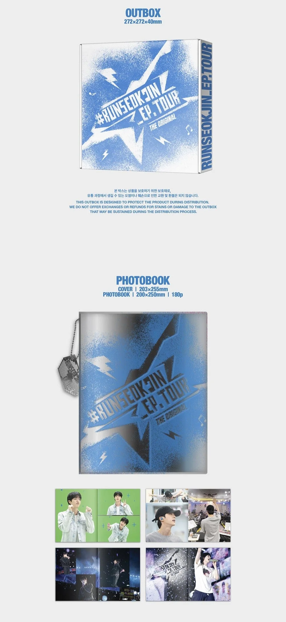 JIN (BTS) - [#RUNSEOKJIN_EP.TOUR IN GOYANG] THE ORIGINAL (SET) + Weverse Gift - Image 9