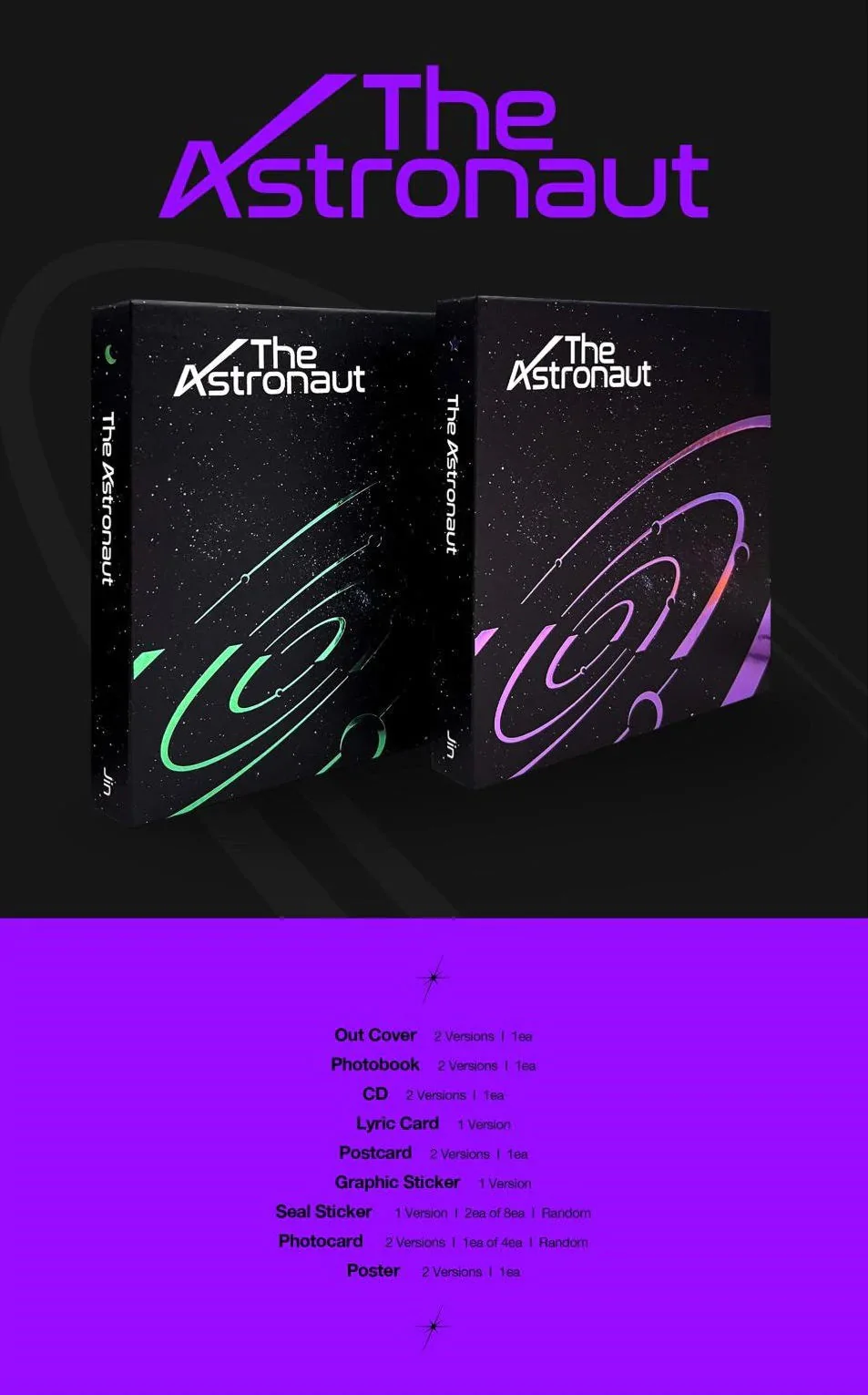 JIN (BTS) - THE ASTRONAUT (1ST SINGLE ALBUM) STANDARD VER. - Image 4