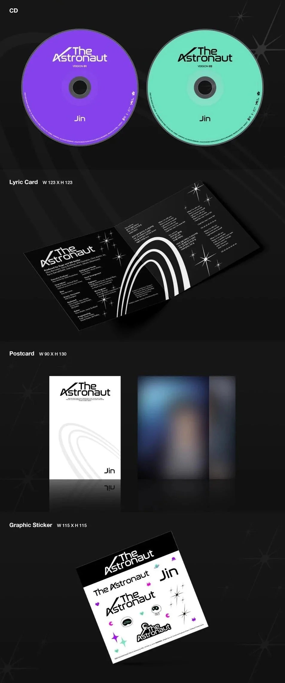 JIN (BTS) - THE ASTRONAUT (1ST SINGLE ALBUM) STANDARD VER. - Image 6