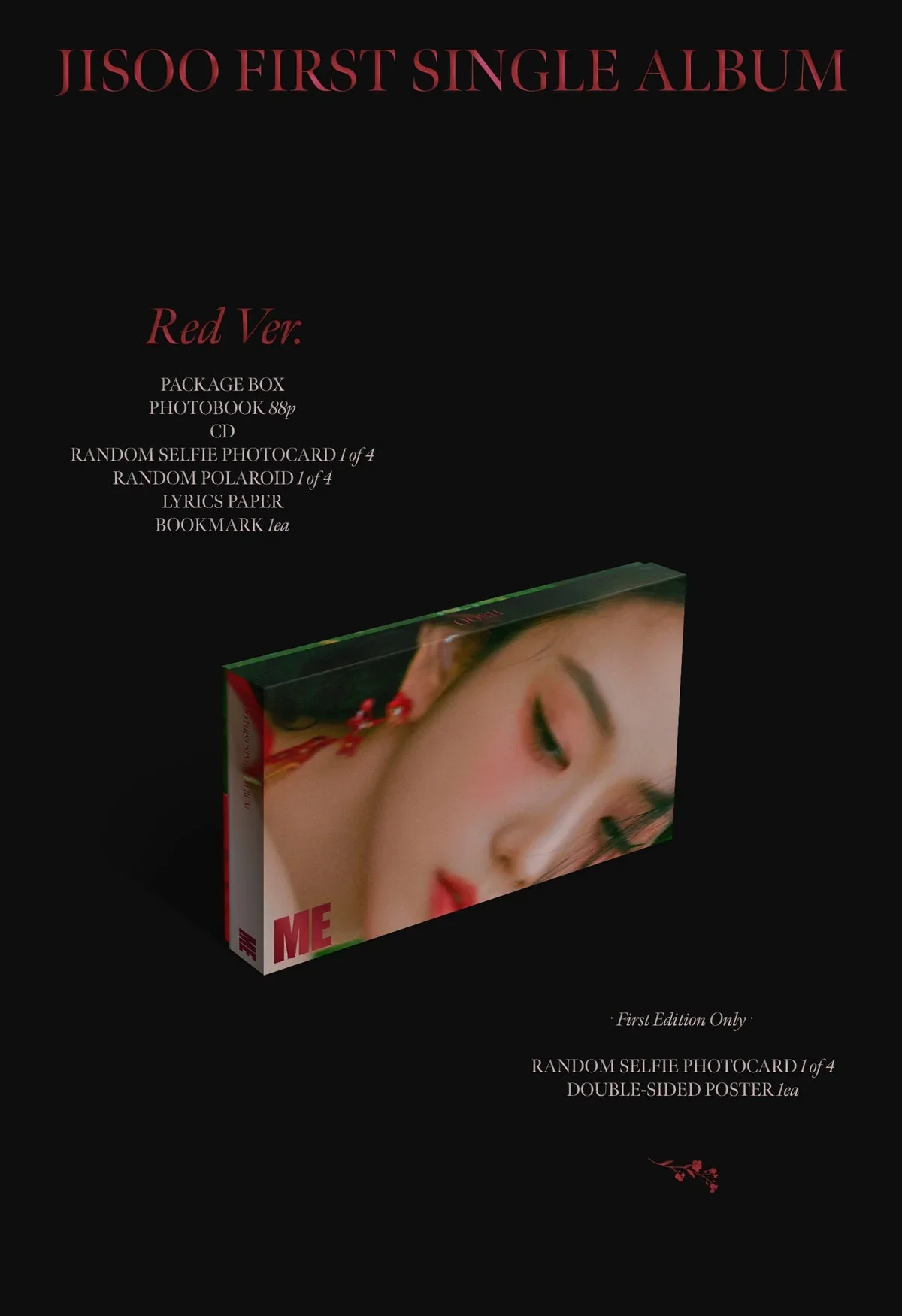 JISOO (BLACKPINK) - 1ST SINGLE ALBUM - Image 3