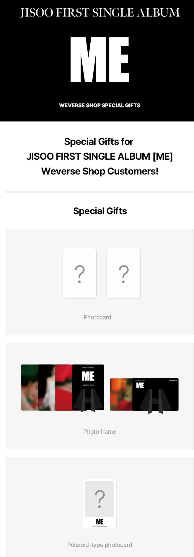 JISOO (BLACKPINK) - 1ST SINGLE ALBUM + WeVerse Gift (Set) - Image 10