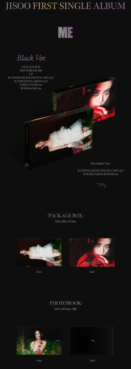 JISOO (BLACKPINK) - 1ST SINGLE ALBUM + WeVerse Gift (Set) - Image 6
