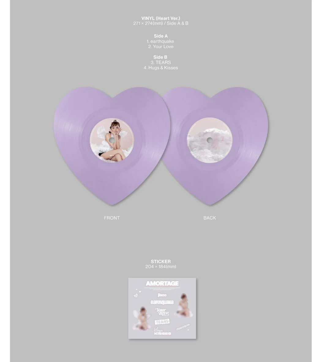 JISOO (BLACKPINK) - AMORTAGE (VINYL VER.) - Image 3