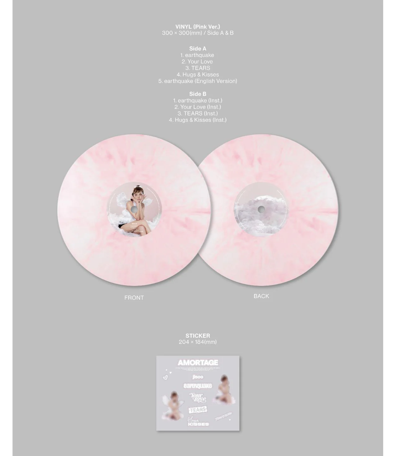 JISOO (BLACKPINK) - AMORTAGE (VINYL VER.) - Image 8