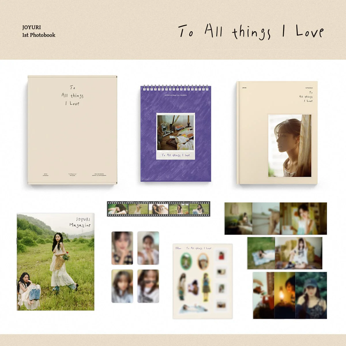 JO YURI - TO ALL THINGS I LOVE (1ST PHOTOBOOK)