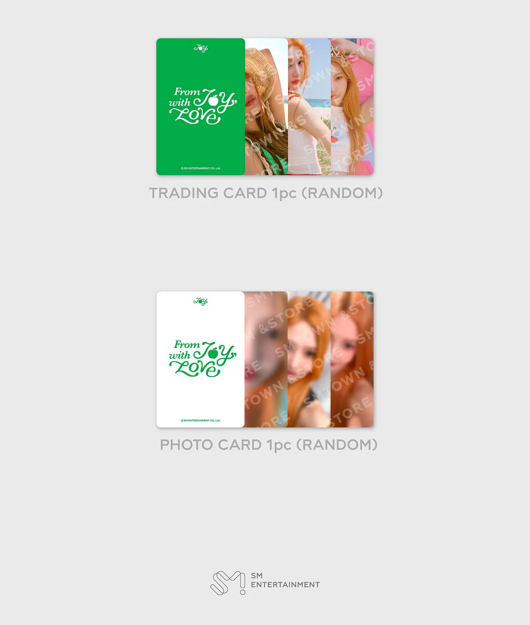 JOY (RED VELVET) - RANDOM TRADING CARD (FROM JOY, WITH LOVE) - Image 3
