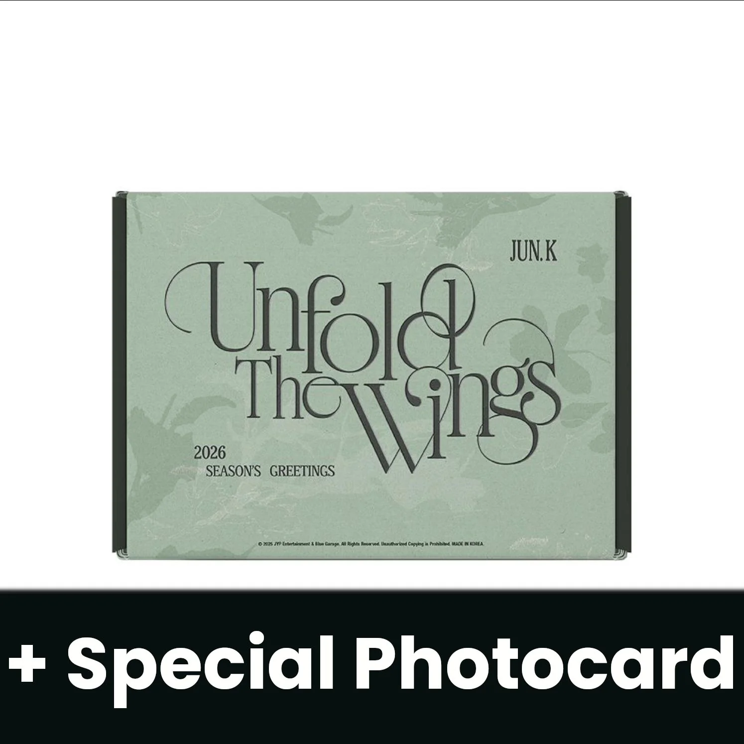 JUN.K (2PM) - 2026 SEASON'S GREETINGS (UNFOLD THE WINGS) + Special Photocard