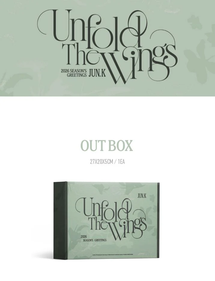 JUN.K (2PM) - 2026 SEASON'S GREETINGS (UNFOLD THE WINGS) + Special Photocard - Image 2