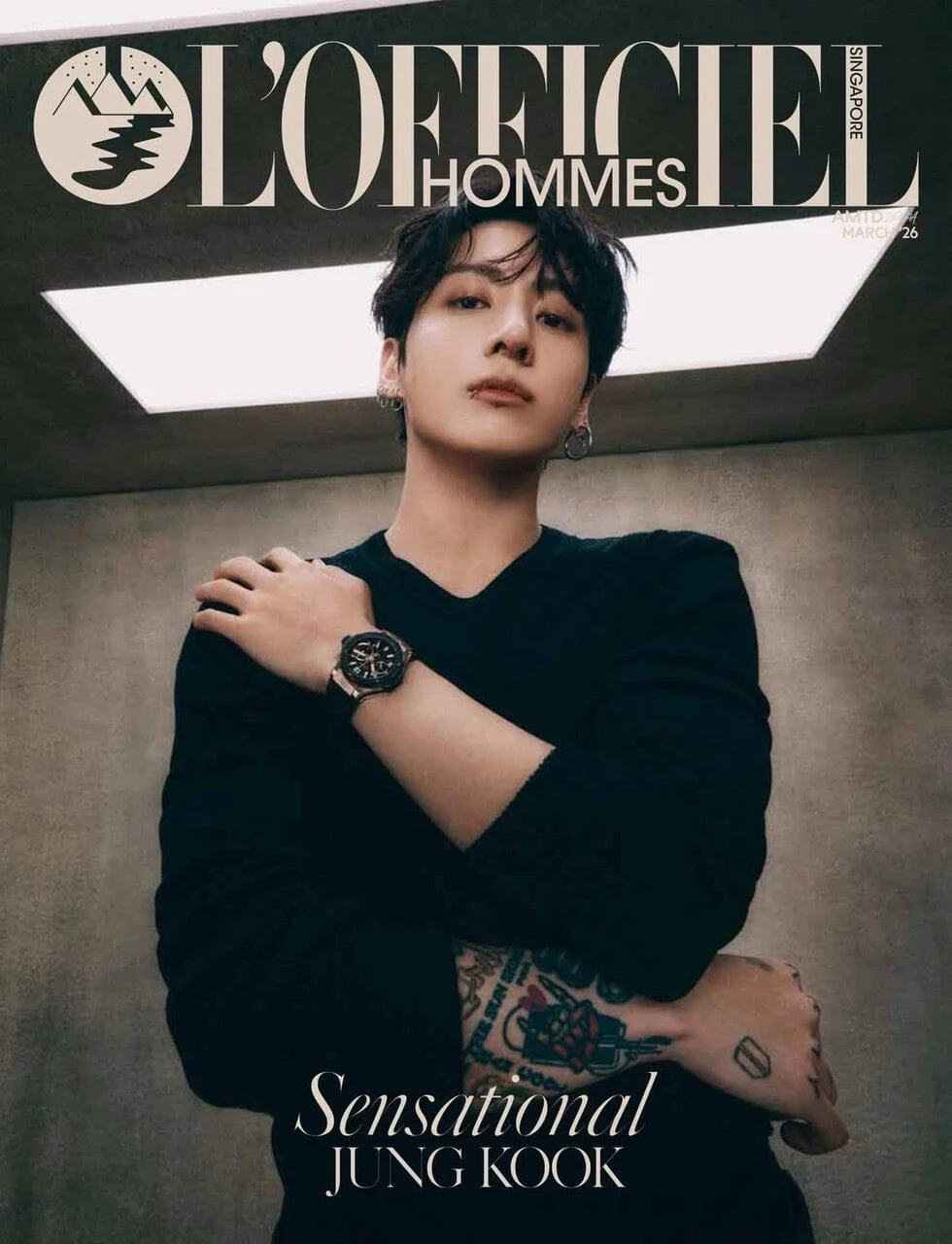 JUNGKOOK (BTS) - L’OFFICIEL HOMMES SINGAPORE (MARCH 2026) - Image 2