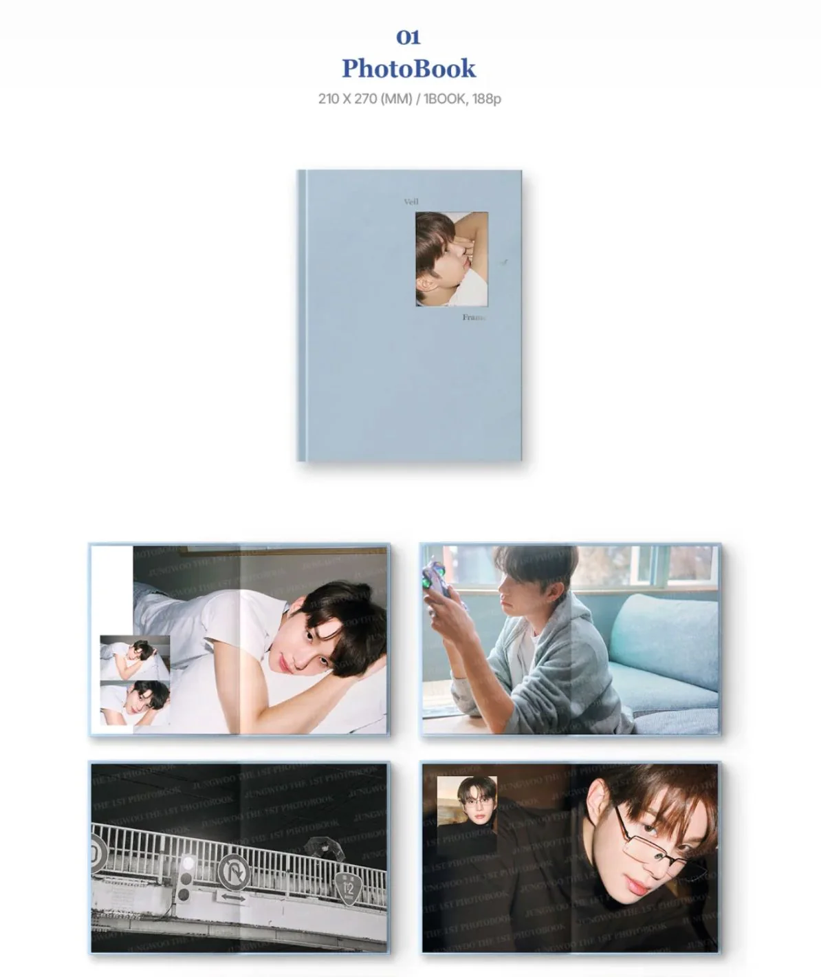 JUNGWOO (NCT) - VEIL OF FRAME (PHOTOBOOK) - Image 3