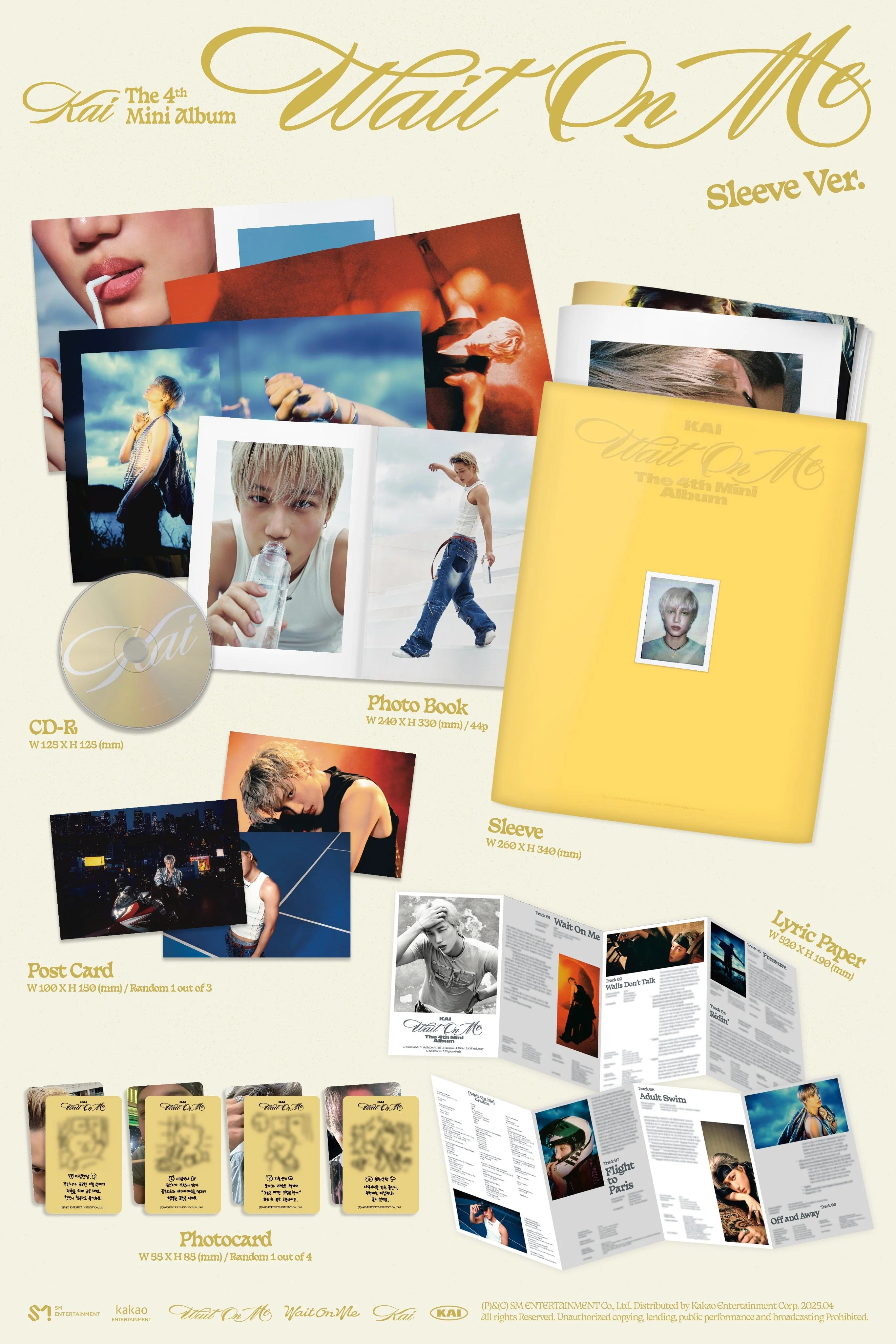 KAI (EXO) - WAIT ON ME (SLEEVE VER.) - Image 2