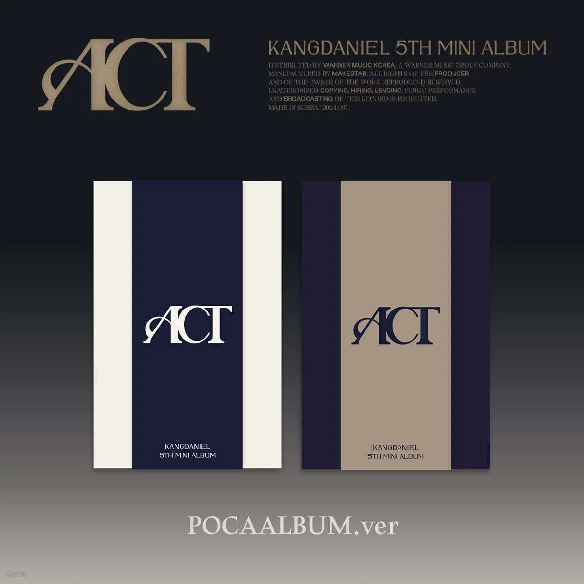KANG DANIEL - ACT (POCA ALBUM VER.)