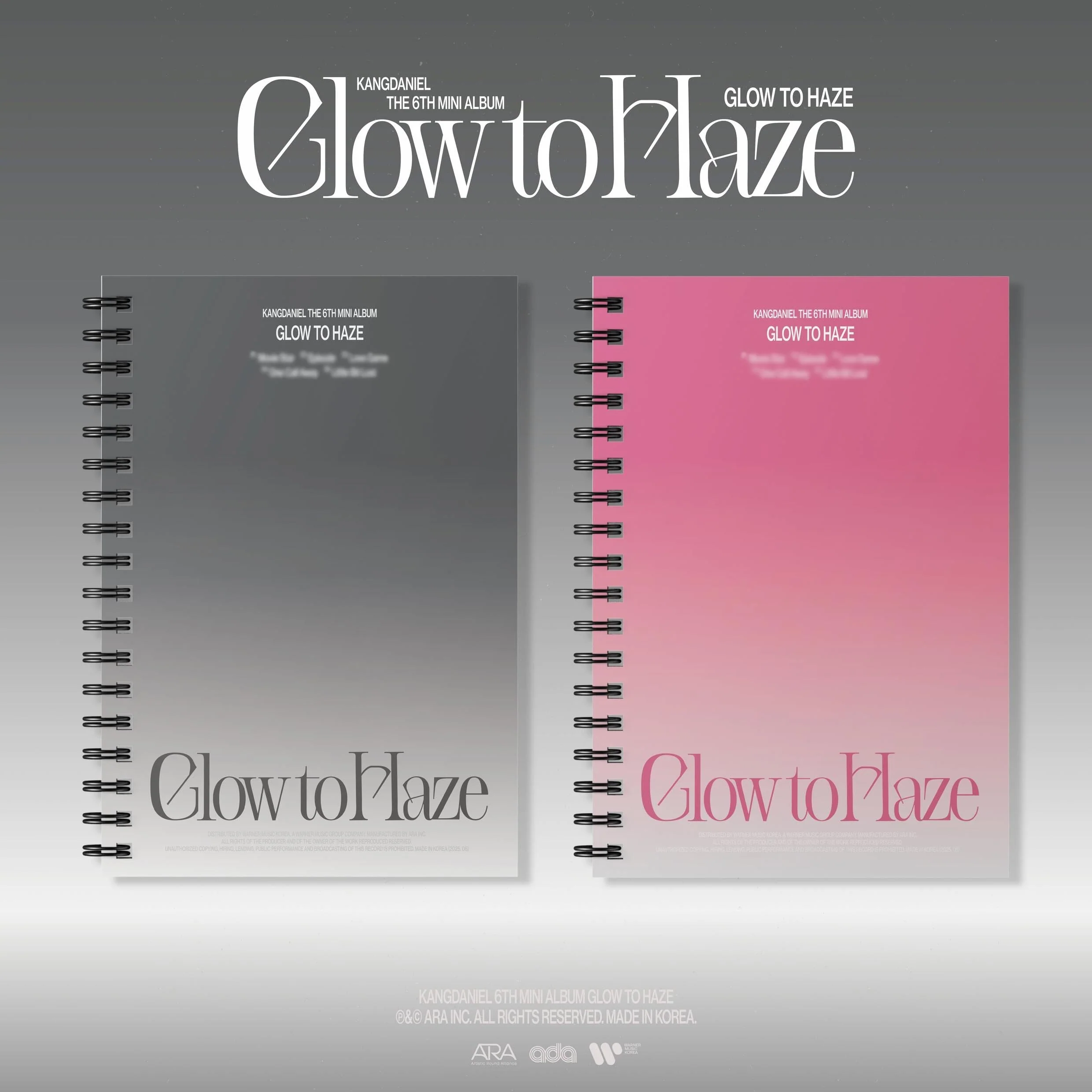 KANG DANIEL - GLOW TO HAZE (PHOTO BOOK VER.)