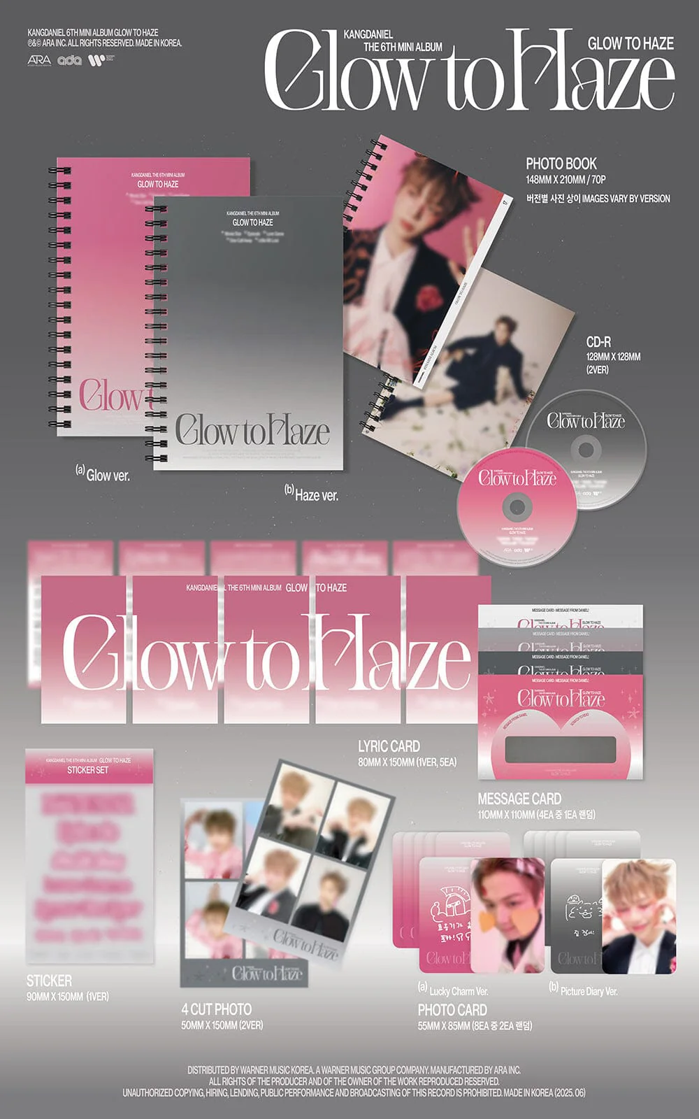 KANG DANIEL - GLOW TO HAZE (PHOTO BOOK VER.) - Image 2