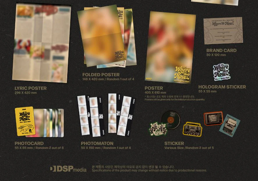 KARD - WHERE TO NOW? (PART.1 : YELLOW LIGHT) (7TH MINI ALBUM) - Image 3