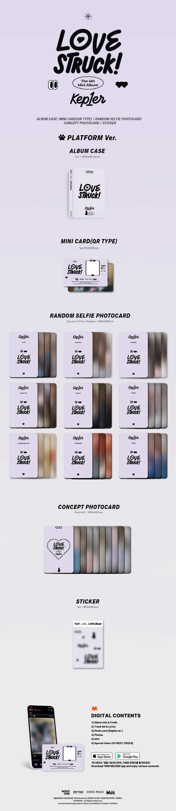 Kep1er - Mini 4th Album [LOVESTRUCK!] (Platform Ver.) - Image 3