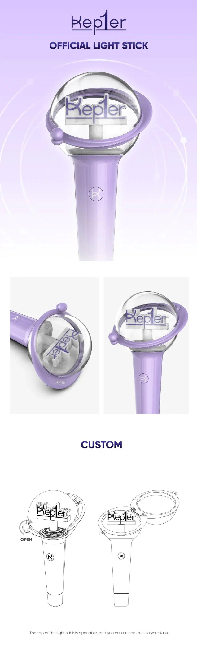KEP1ER - OFFICIAL LIGHT STICK - Image 2