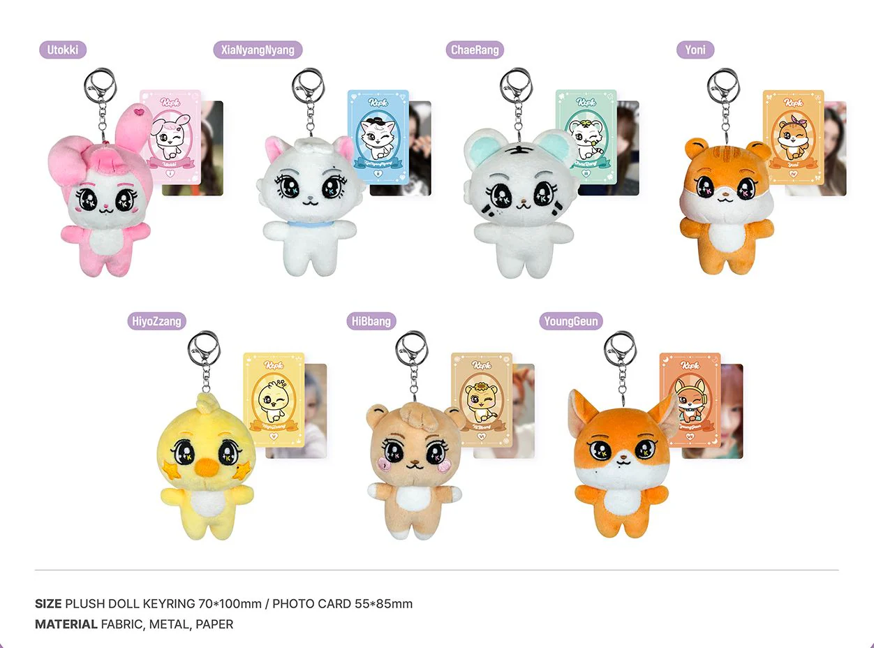 KEP1ER - PLUSH DOLL KEYRING (KEP1ER CHARACTER [KEP1E] MD) - Image 2