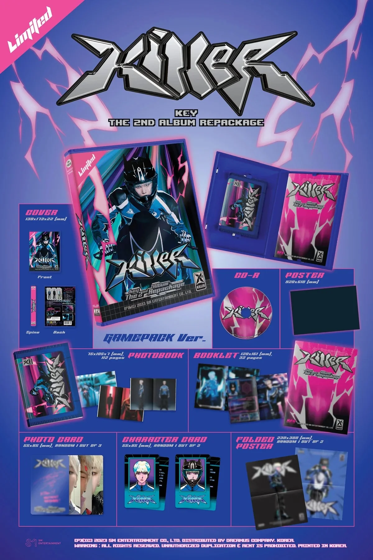 KEY - Killer (Case Ver. - Gamepack Ver.) Limited Edition - Image 2