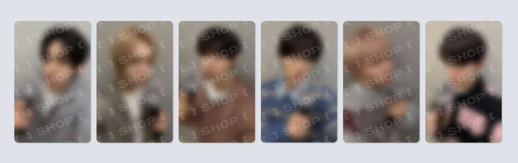 KICKFLIP - OFFICIAL LIGHT STICK + FANS SHOP Photocard Set - Image 2