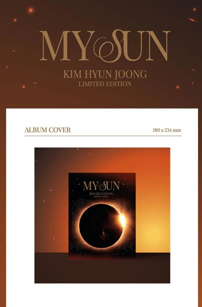 KIM HYUN JOONG - MY SUN [LIMITED EDITION] - Image 2