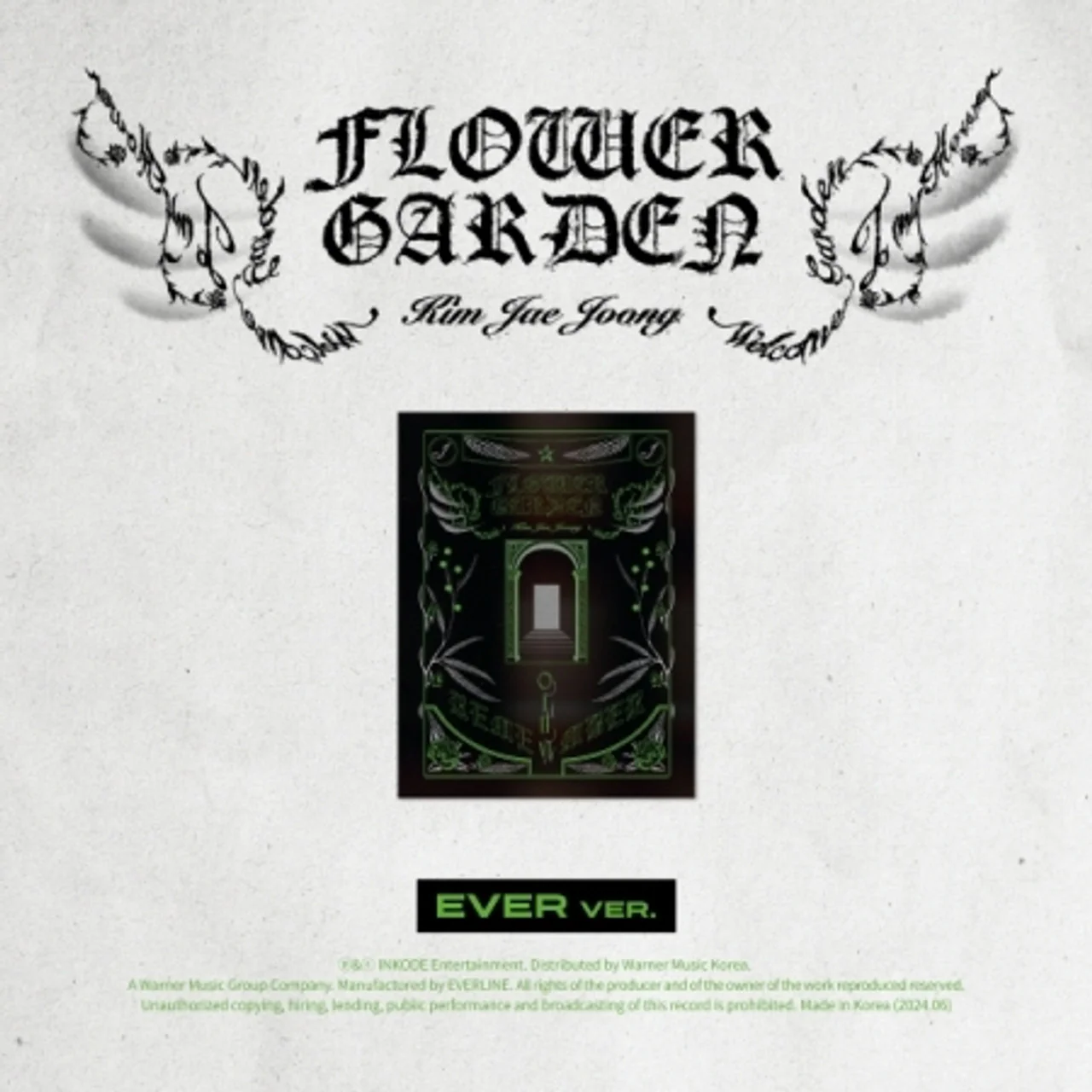 KIM JAE JOONG - FLOWER GARDEN (VOL.4) EVER VER.