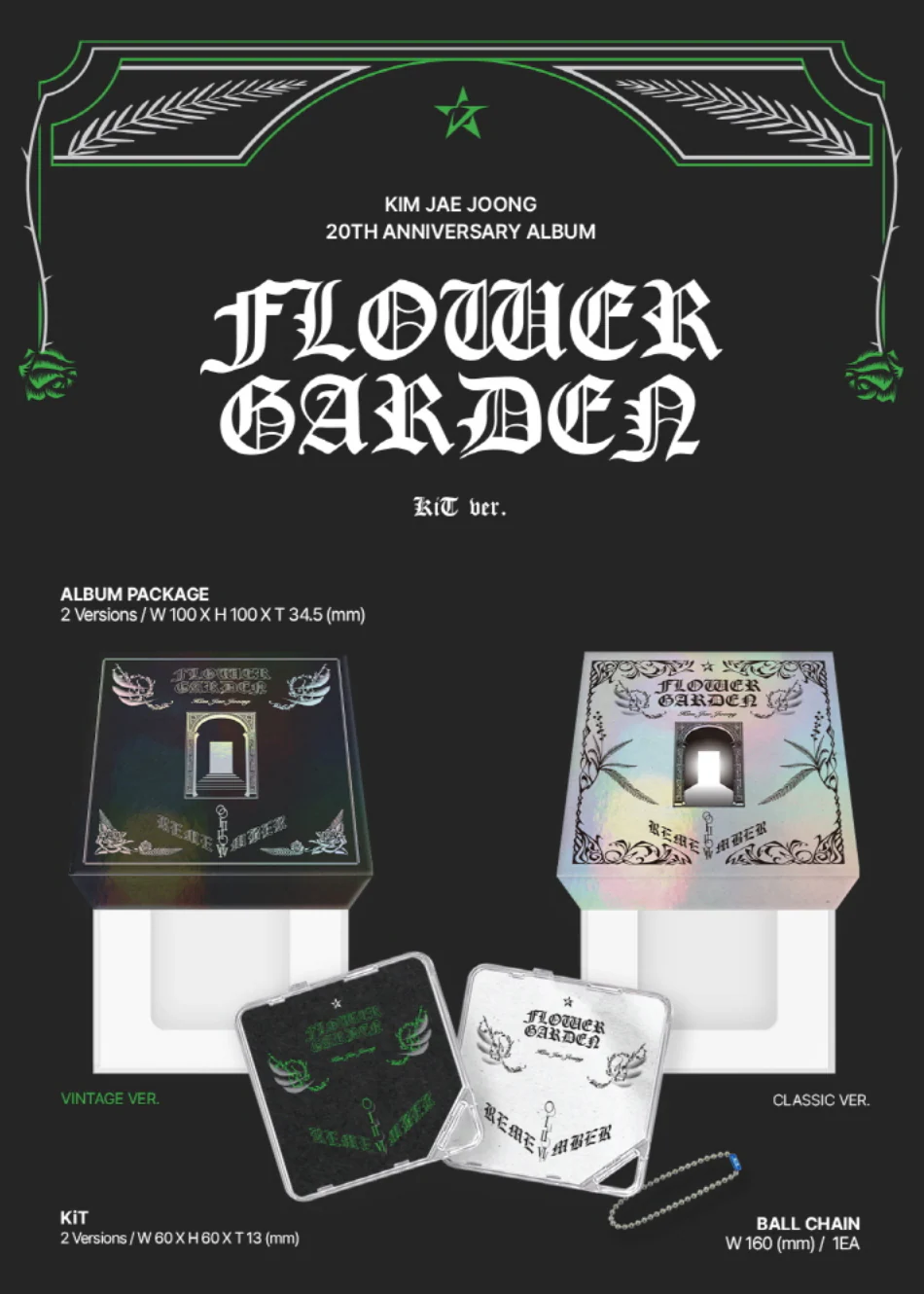 KIM JAE JOONG - FLOWER GARDEN (VOL.4) KIT ALBUM - Image 2