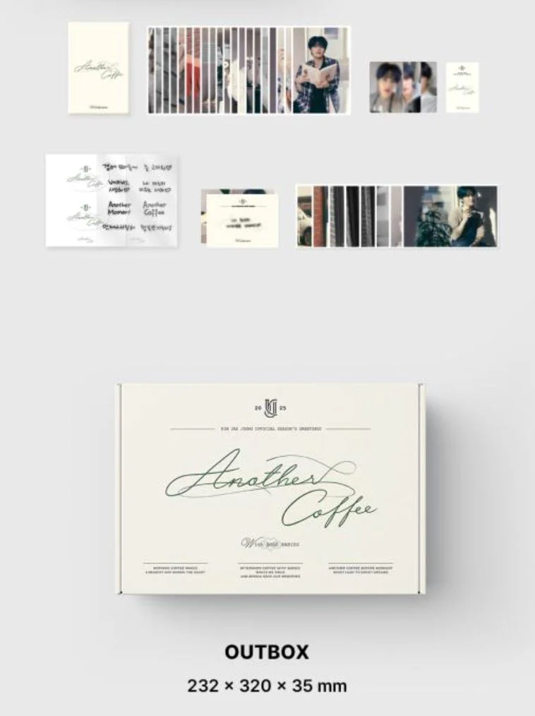 KIM JAE JOONG - OFFICIAL 2025 SEASON'S GREETINGS (ANOTHER COFFEE) - Image 3