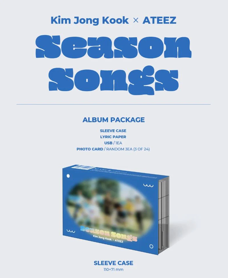 KIM JONG KOOK X ATEEZ - SEASON SONGS - Image 2