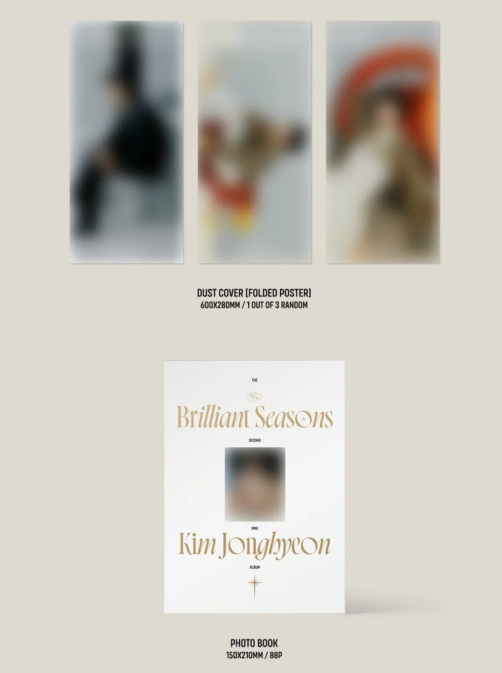 KIM JONGHYEON - BRILLIANT SEASONS (2ND MINI ALBUM) - Image 2