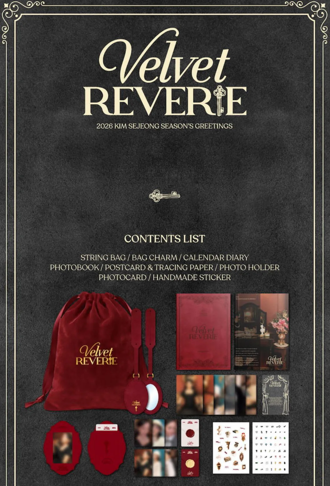 KIM SEJEONG - 2026 SEASON'S GREETINGS (VELVET REVERIE) - Image 2
