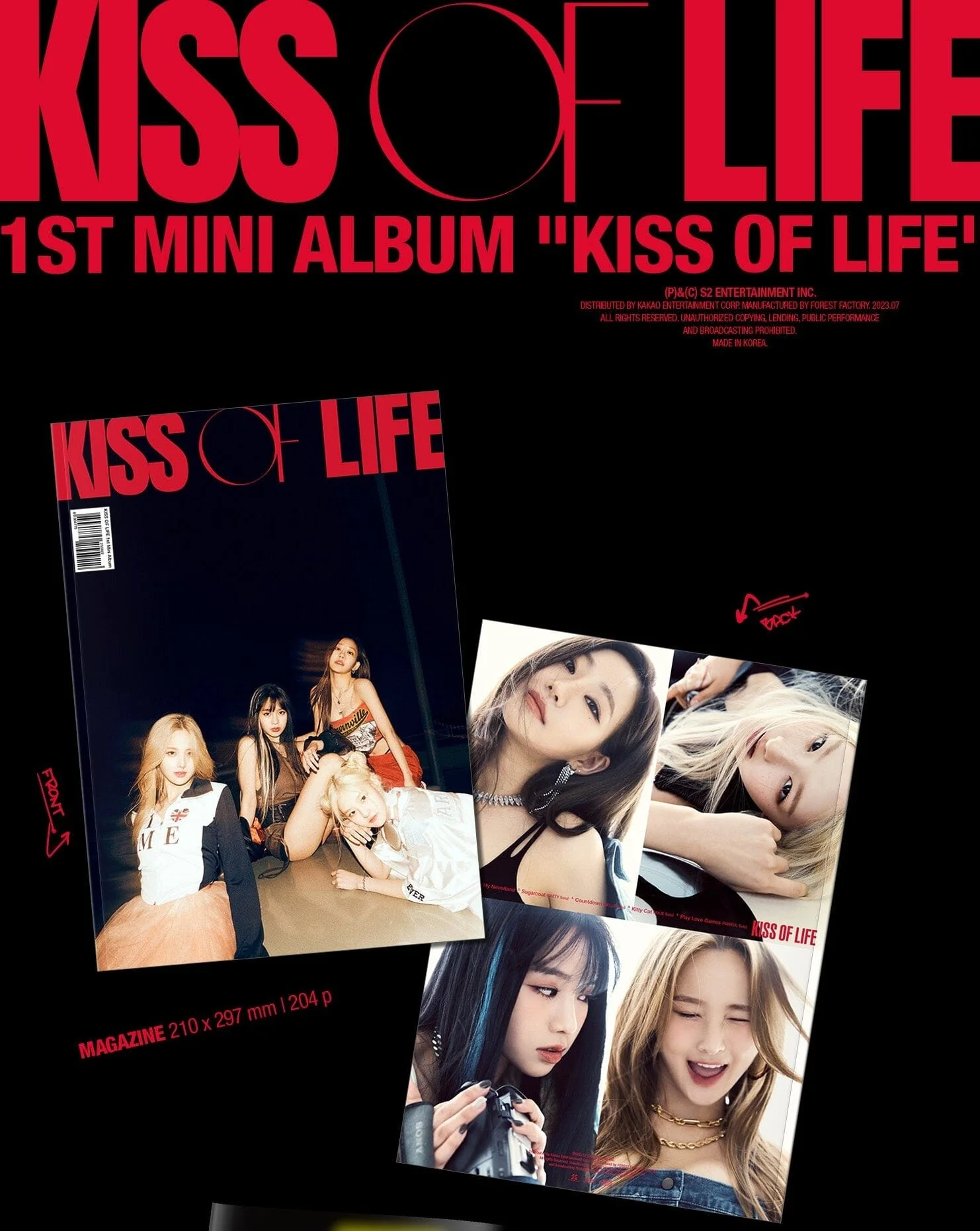 KISS OF LIFE - 1st Mini Album "KISS OF LIFE" - Image 2