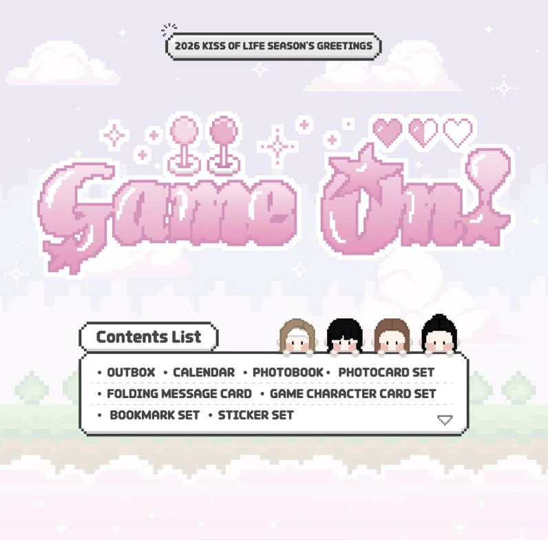 KISS OF LIFE - 2026 SEASON'S GREETINGS (GAME ON!) + Extra Photocard - Image 3