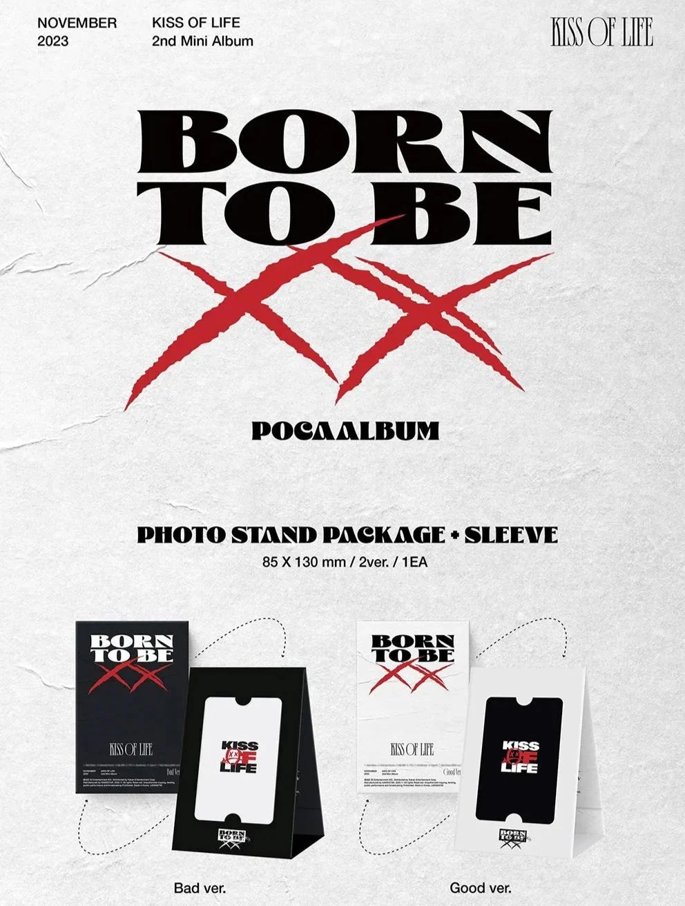 KISS OF LIFE - BORN TO BE XX (2ND MINI ALBUM) POCA ALBUM - Image 4