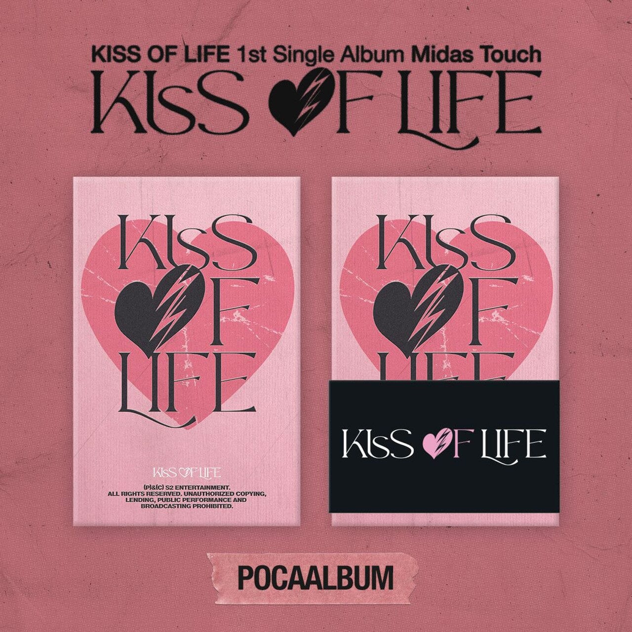 KISS OF LIFE - MIDAS TOUCH (1ST SINGLE ALBUM) POCA ALBUM