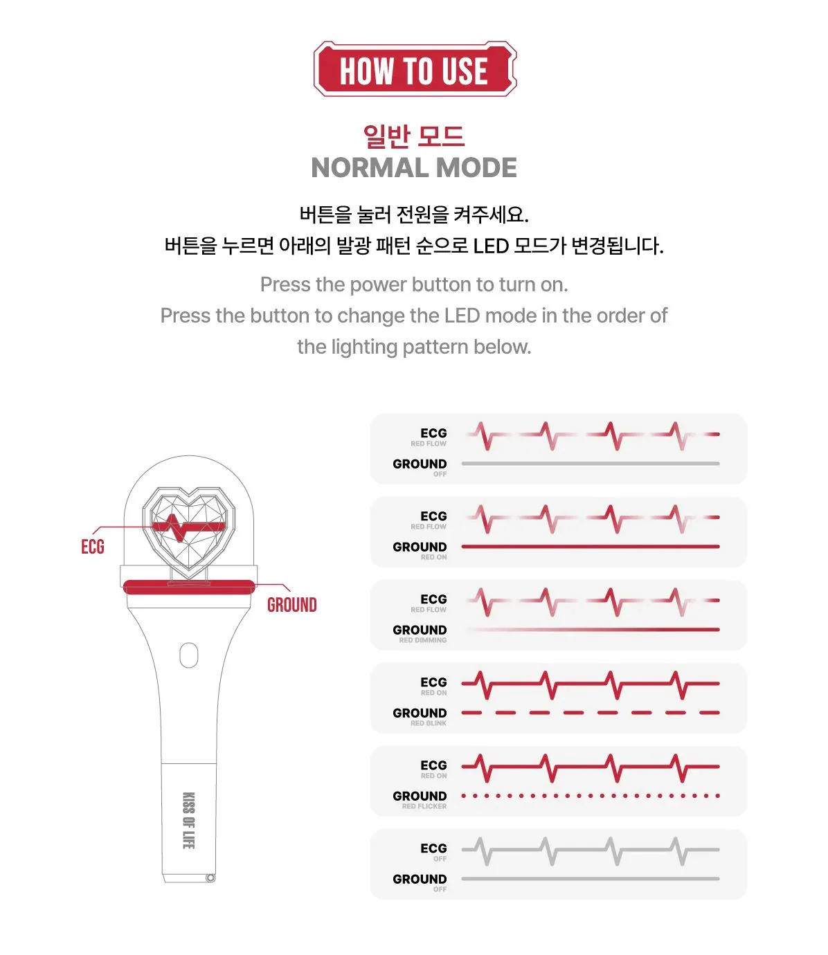 KISS OF LIFE - OFFICIAL LIGHT STICK - Image 6