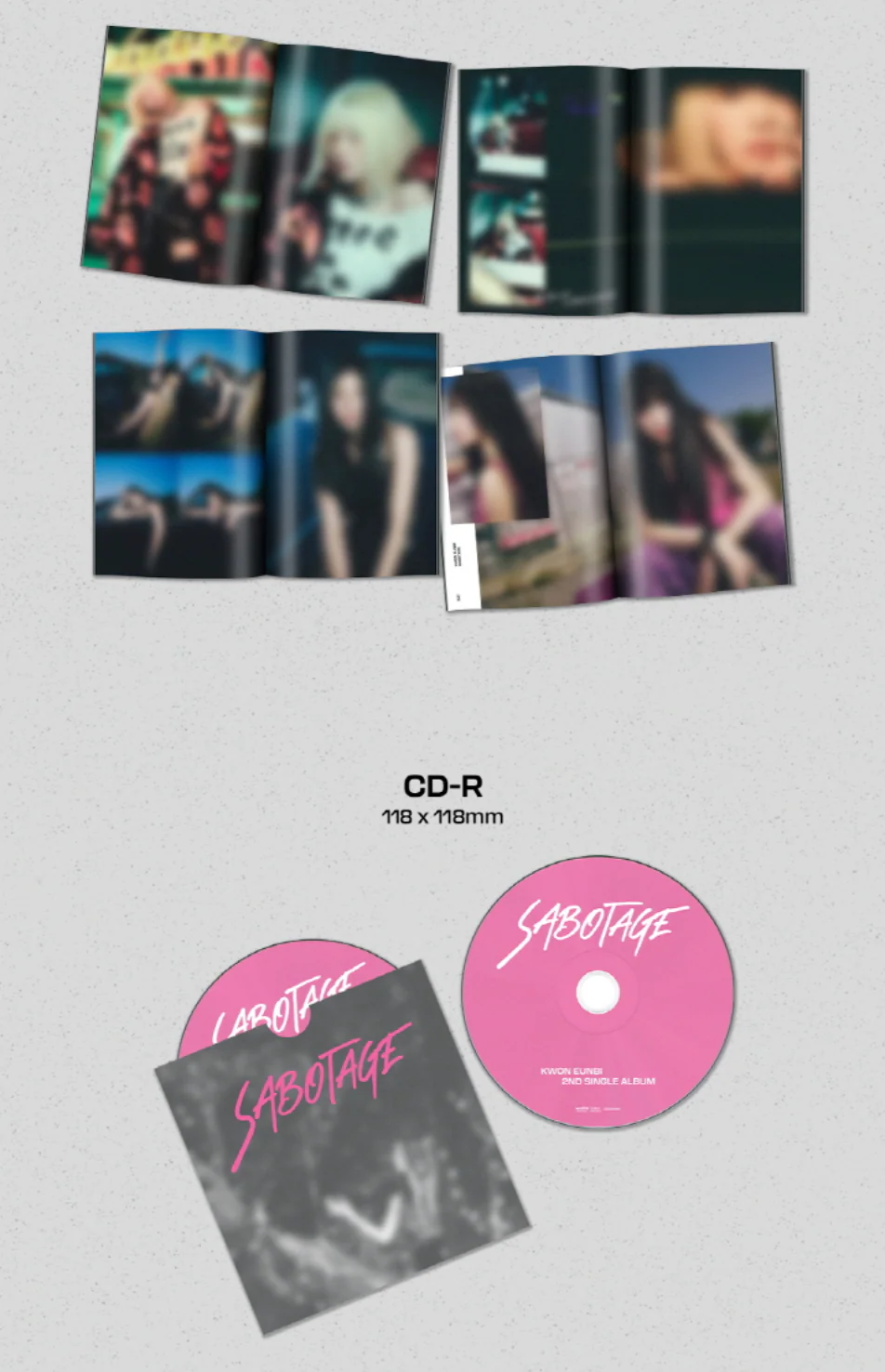 KWON EUN BI - SABOTAGE (2ND SINGLE ALBUM) - Image 3