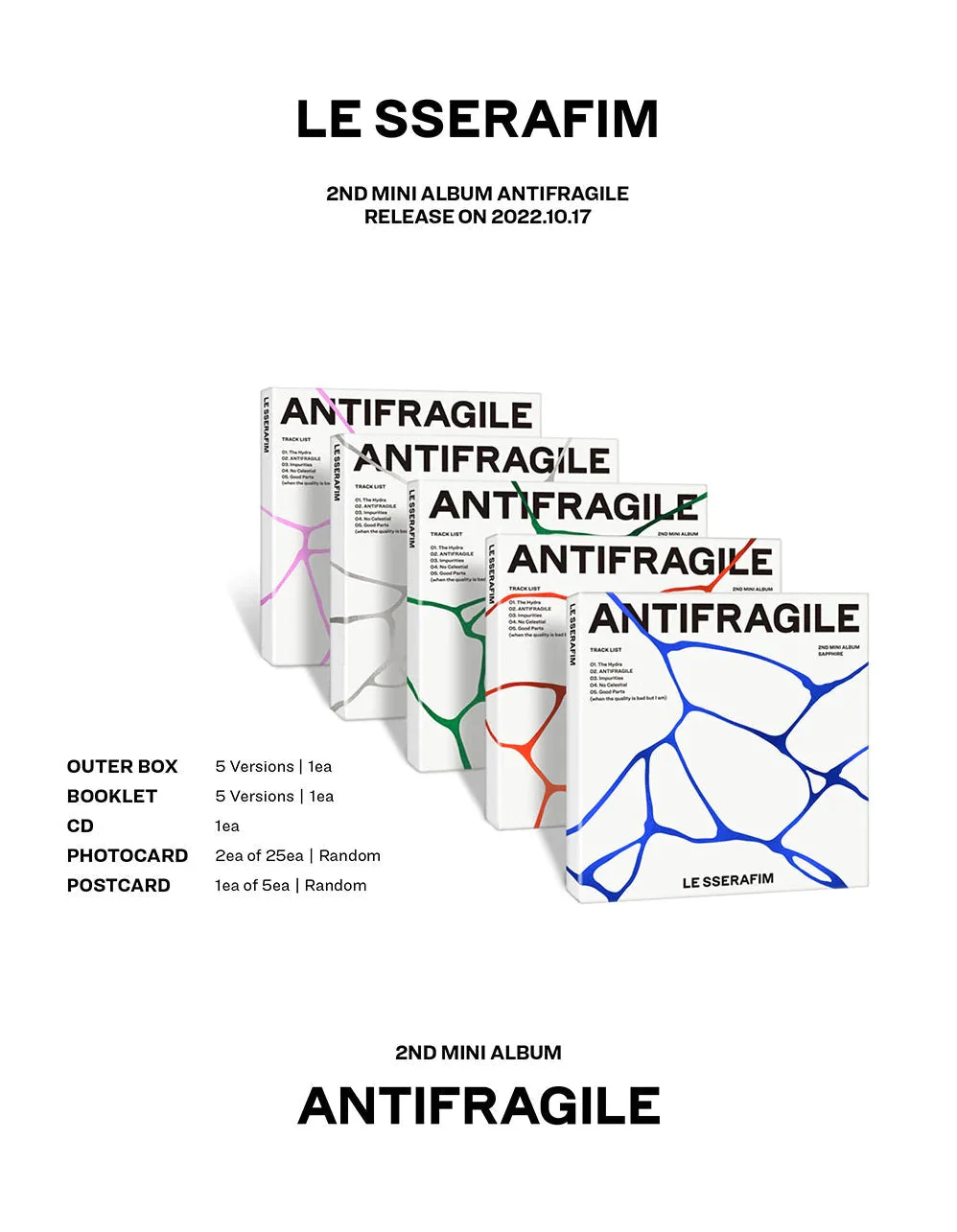 LE SSERAFIM - ANTIFRAGILE (COMPACT VER.) - Image 2