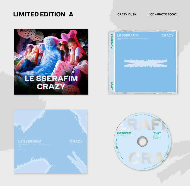 LE SSERAFIM - CRAZY (3RD JAPAN SINGLE) - Image 2