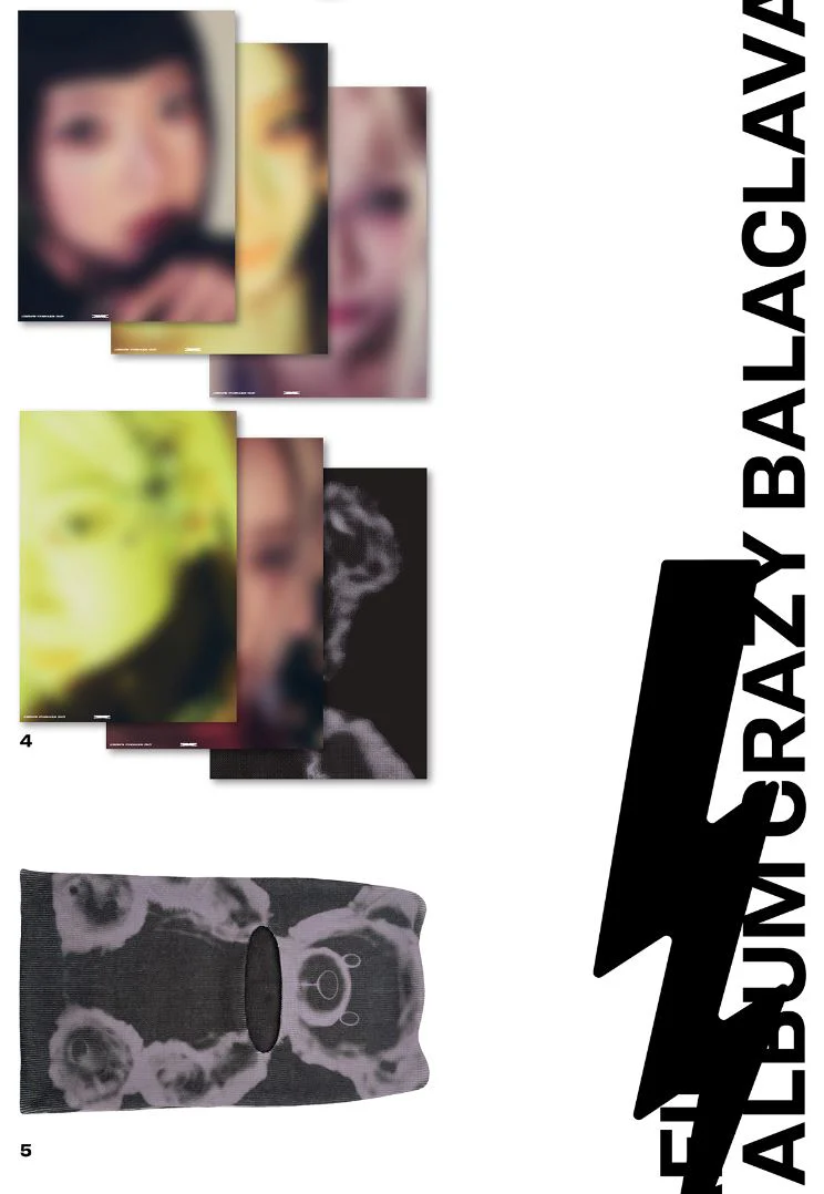 LE SSERAFIM - CRAZY (4TH MINI ALBUM) BALACLAVA VER. - Image 3
