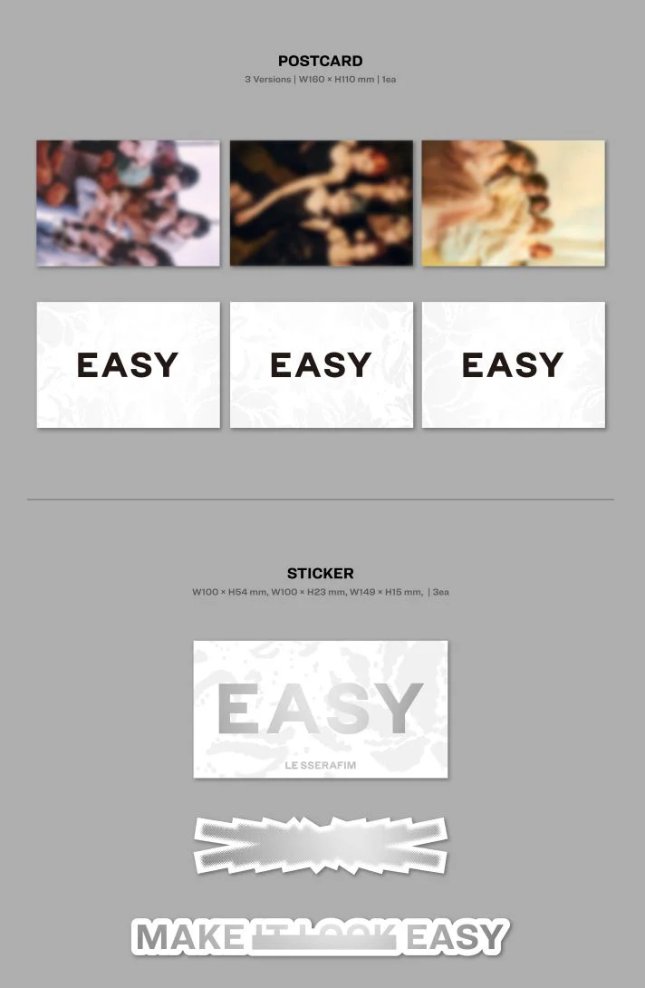 LE SSERAFIM - EASY (3RD MINI ALBUM) - Image 6